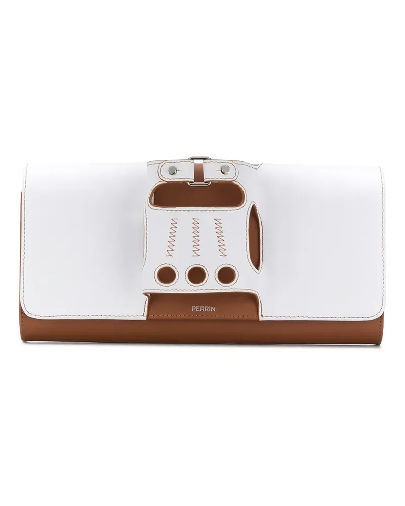 PERRIN PARIS Le Cabriolet' Clutch - Weiß Weiß