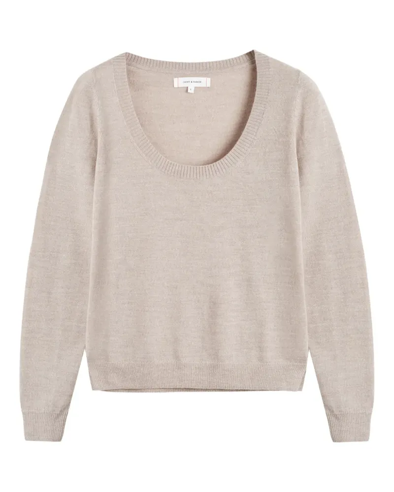 Chinti & Parker Pullover mit U-Ausschnitt - Nude Nude