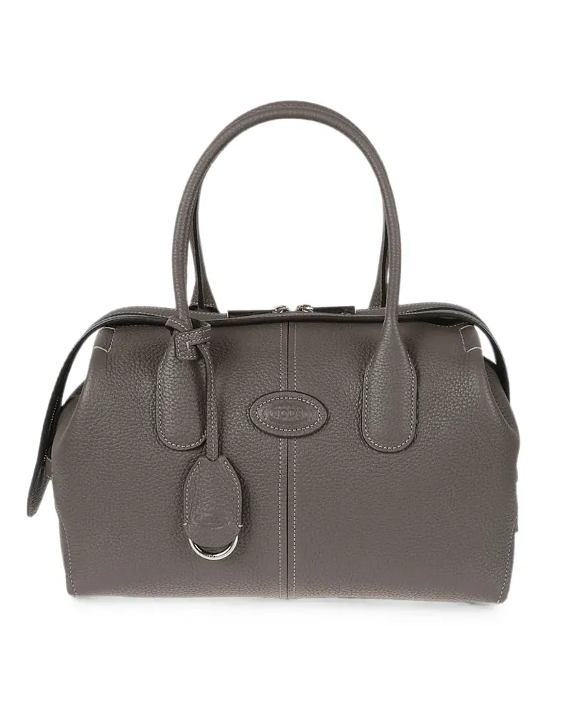 TOD'S Kleine Bowlingtasche aus Leder - Braun Braun