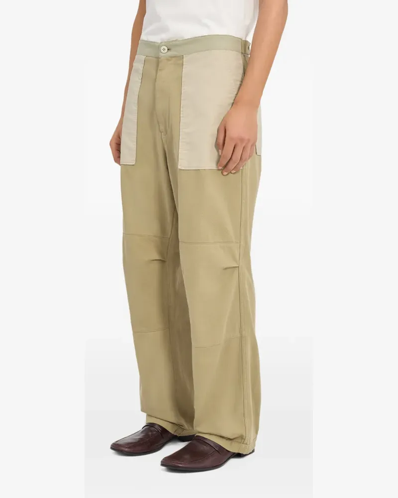 Maison Margiela Workwear-Hose mit Einsätzen - Nude Nude