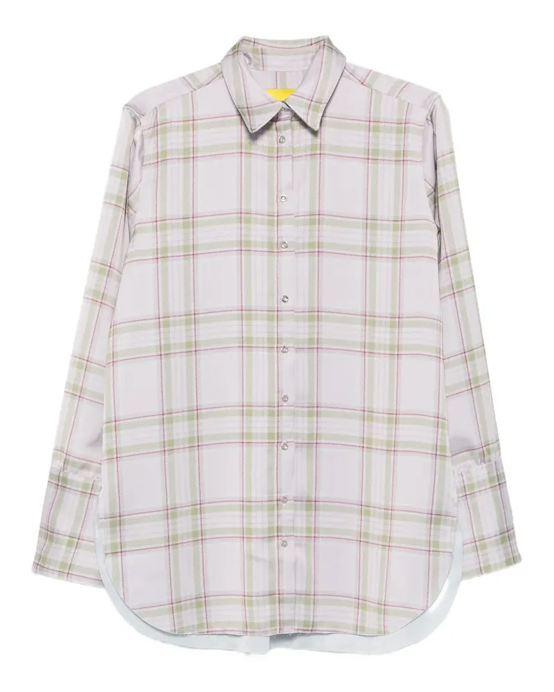 Marques ' Almeida tartan-pattern shirt - Violett Violett