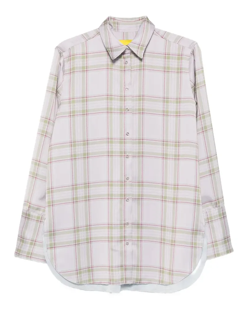 Marques ' Almeida tartan-pattern shirt - Violett Violett