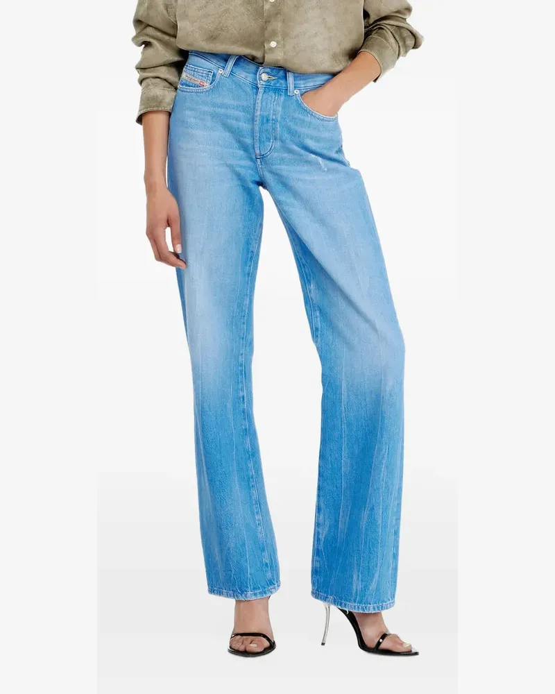 Diesel 1971 D-Sent Straight-Leg-Jeans - Blau Blau