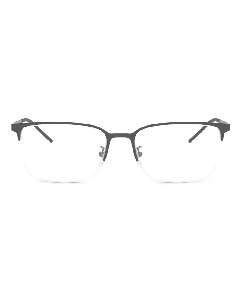 Emporio Armani Brille mit eckigem Gestell - Grau Grau