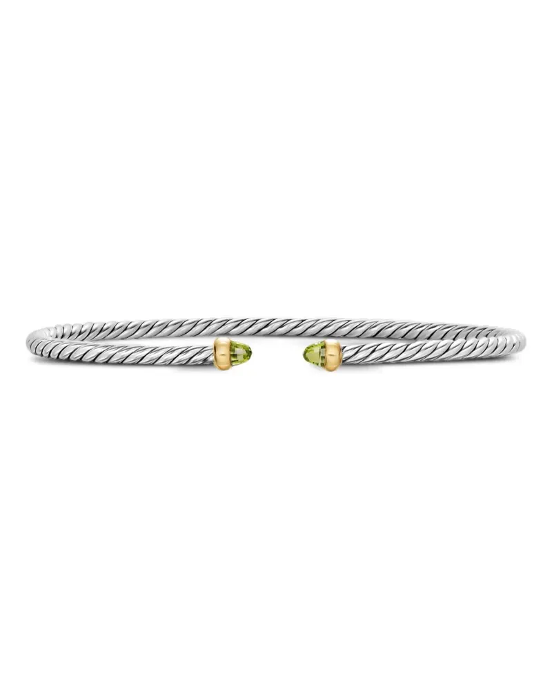 David Yurman micro Cable Flex® bracelet - Silber Silber