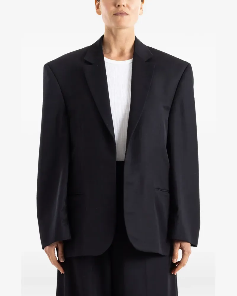 Balenciaga Sakko im Oversized-Design - Schwarz Schwarz
