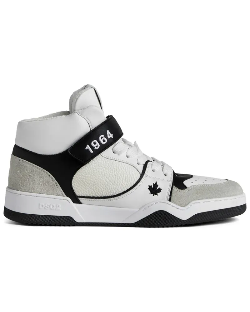 Dsquared2 Spiker High-Top-Sneakers - Weiß Weiß