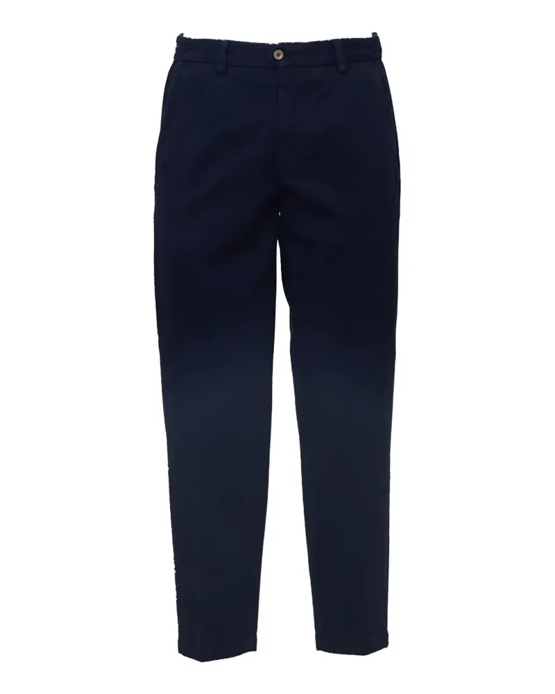 Briglia 1949 Plissierte Hose mit Stretchbund - Blau Blau