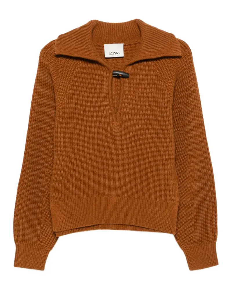 Isabel Marant Miranda Pullover mit Knebelverschluss - Orange Orange