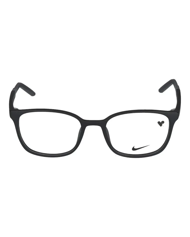 Nike matte-finish rectangle-frame glasses - Schwarz Schwarz