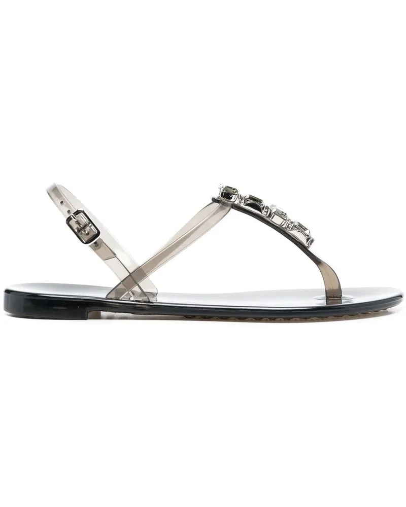 Casadei Sandalen mit Kristallen - Schwarz Schwarz