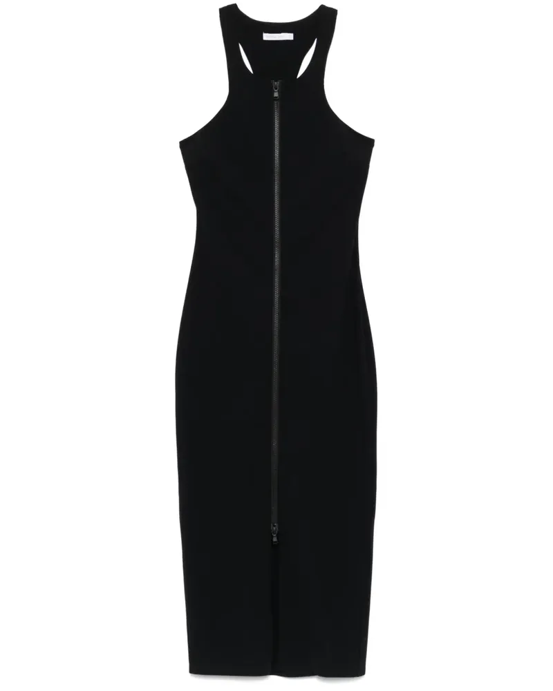 Patrizia Pepe Ärmelloses Midikleid - Schwarz Schwarz