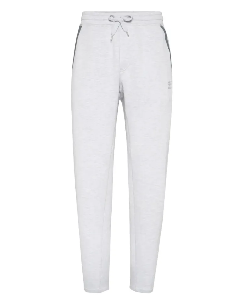 Brunello Cucinelli Jogginghose aus Baumwollgemisch - Grau Grau