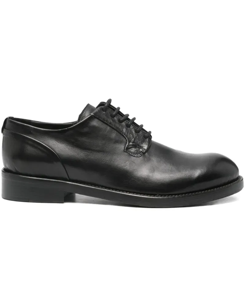 LEQARANT Oxford-Schuhe mit Schnürung - Schwarz Schwarz