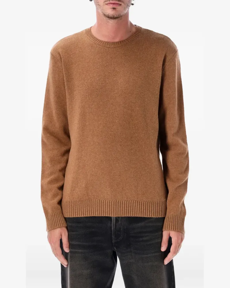 COLORFUL STANDARD crew-neck ribbed-trim sweater - Braun Braun