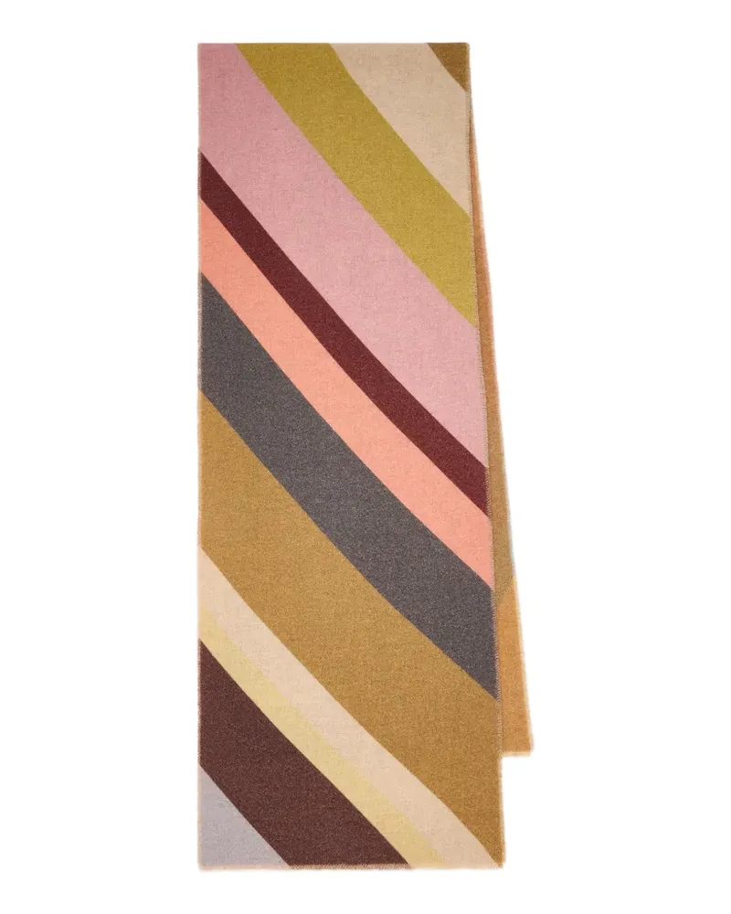 Paul Smith Schal mit diagonalen Streifen - Nude Nude