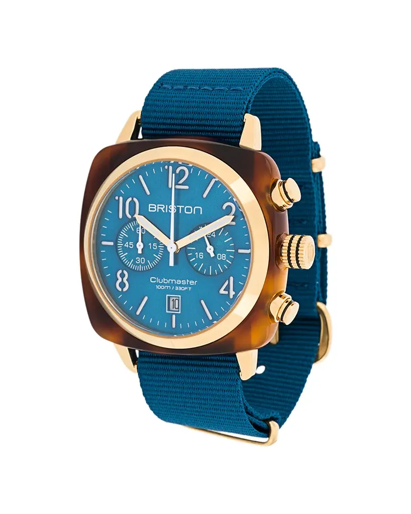 BRISTON Clubmaster Classic' Armbanduhr, 40mm - Blau Blau
