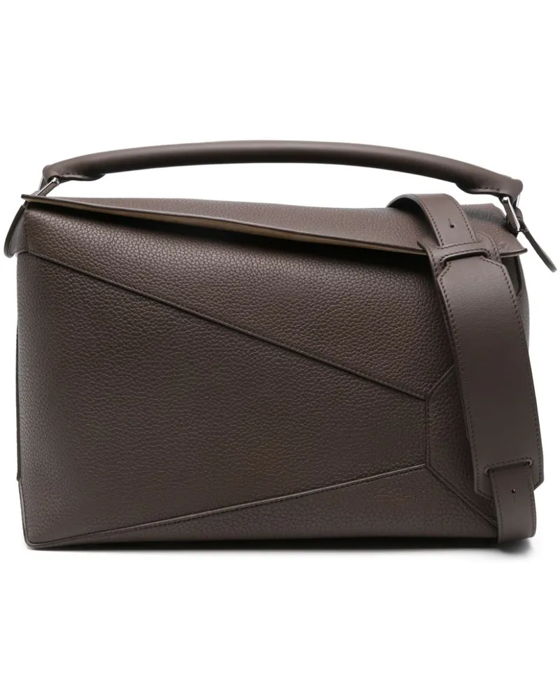 Loewe Große Puzzle Handtasche - Braun Braun