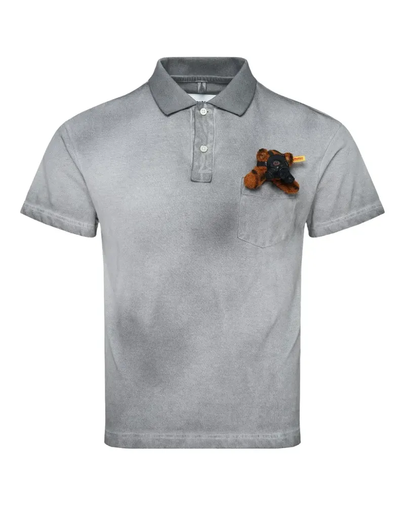 Doublet Gas Mask Bear polo shirt - Grau Grau