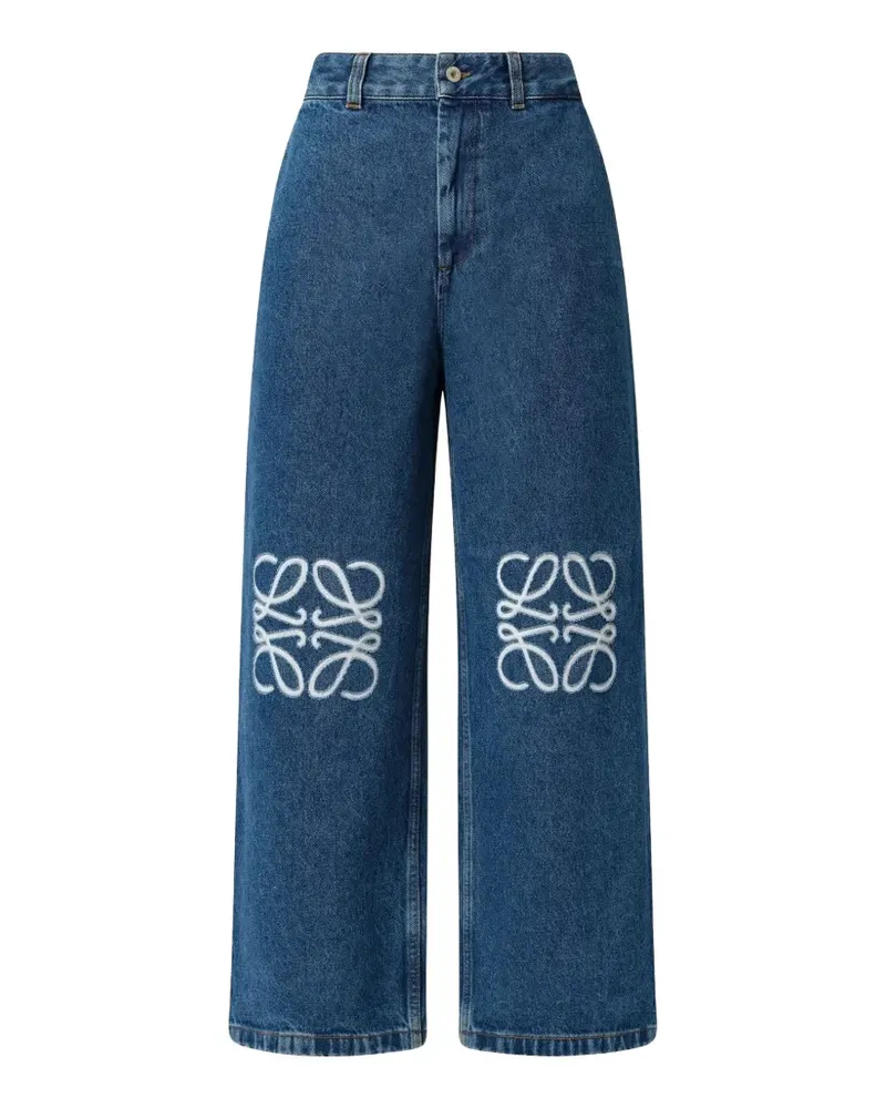 Loewe Anagram baggy jeans - Blau Blau