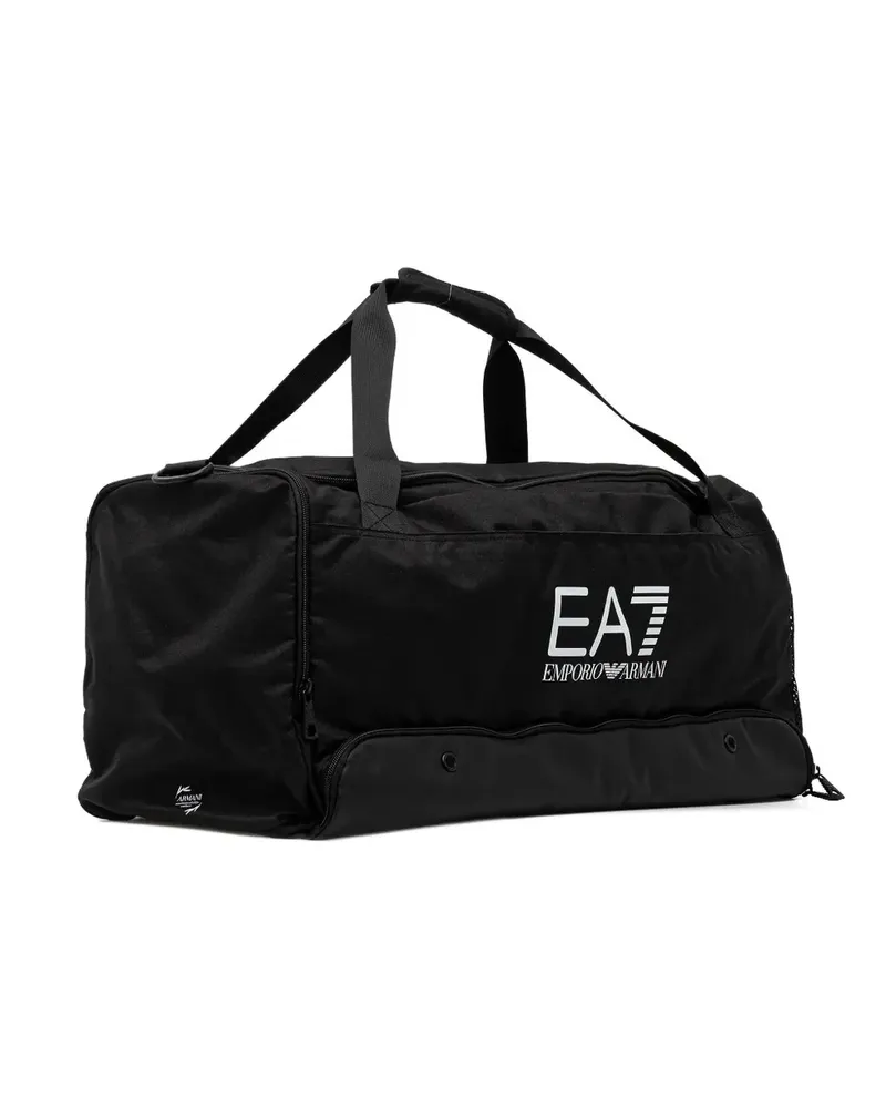 EA7 EA7 Reisetasche mit Logo-Print - Schwarz Schwarz