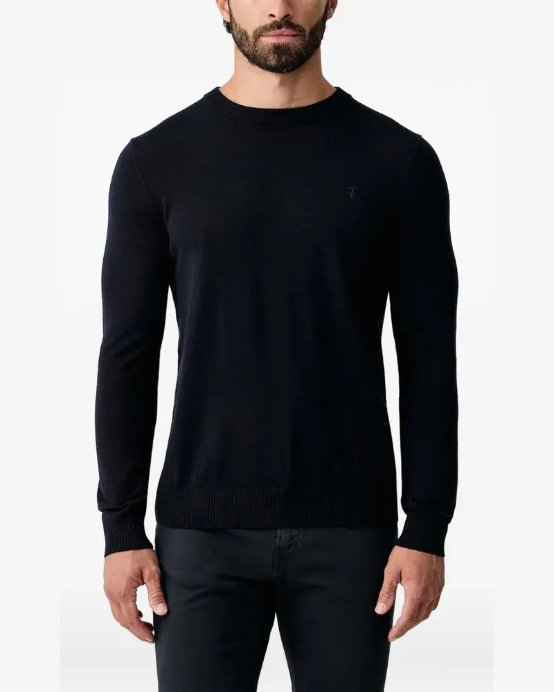 Trussardi Pullover mit rundem Ausschnitt - Blau Blau
