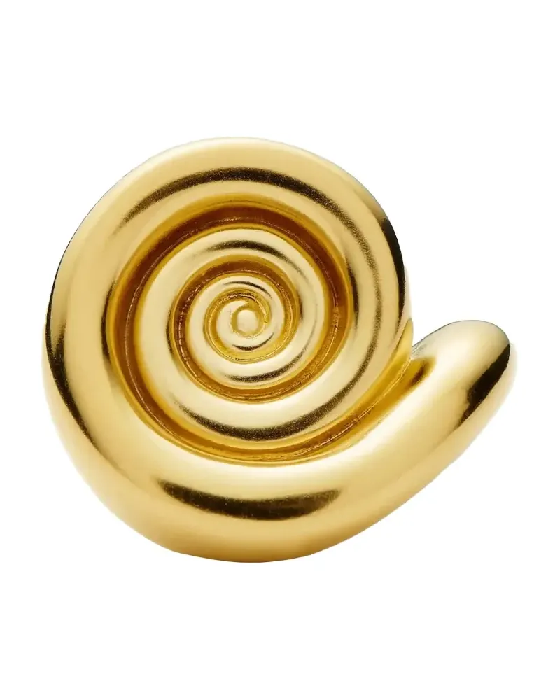 Missoma spiral-dome statement ring - Gold Gold