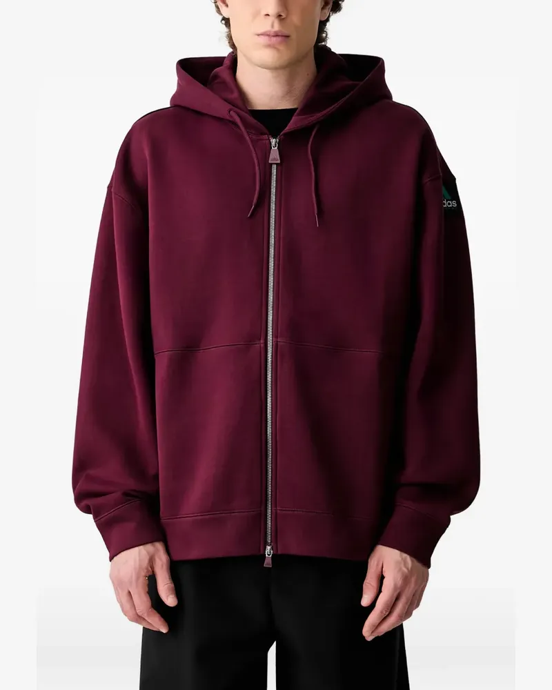 adidas logo-patch hoodie - Rot Rot