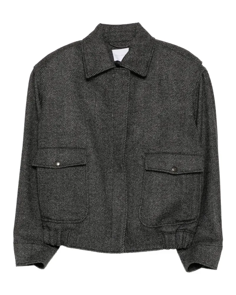 Stella McCartney Jacke mit Klappentasche - Grau Grau