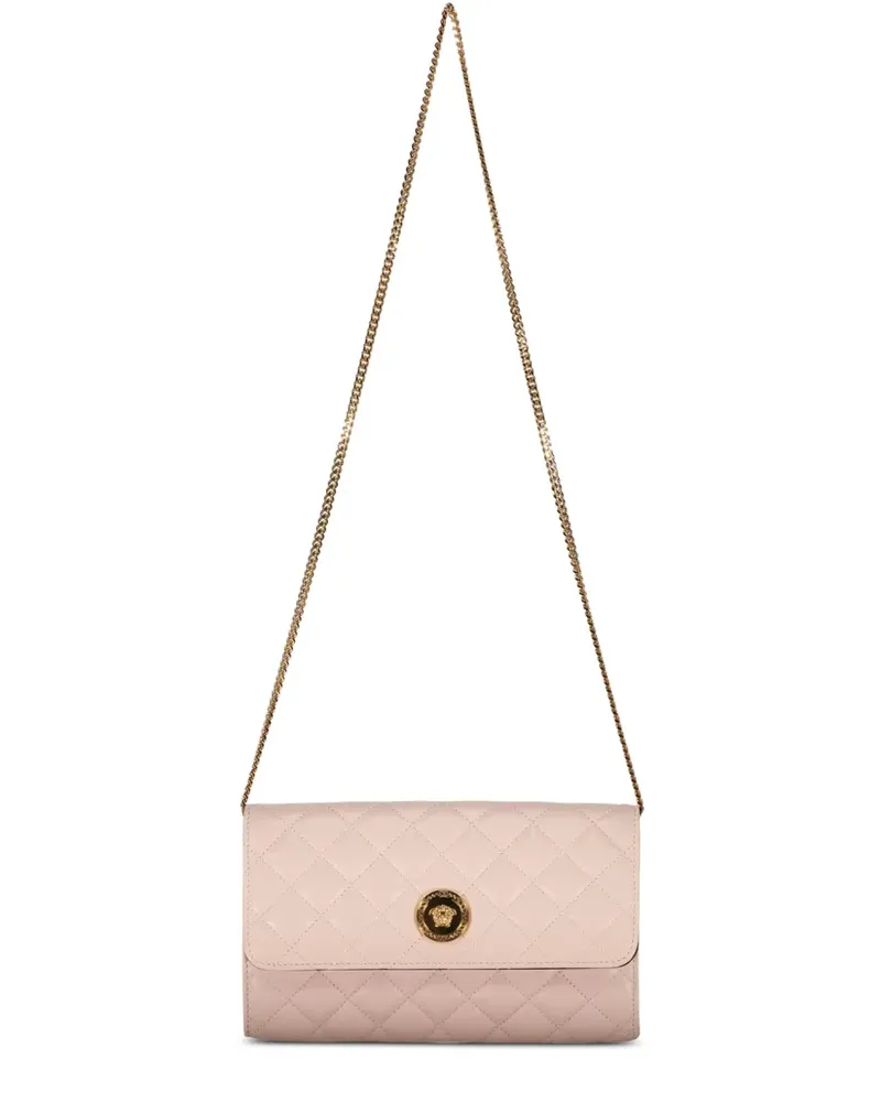 Versace Gesteppte Clutch - Rosa Rosa