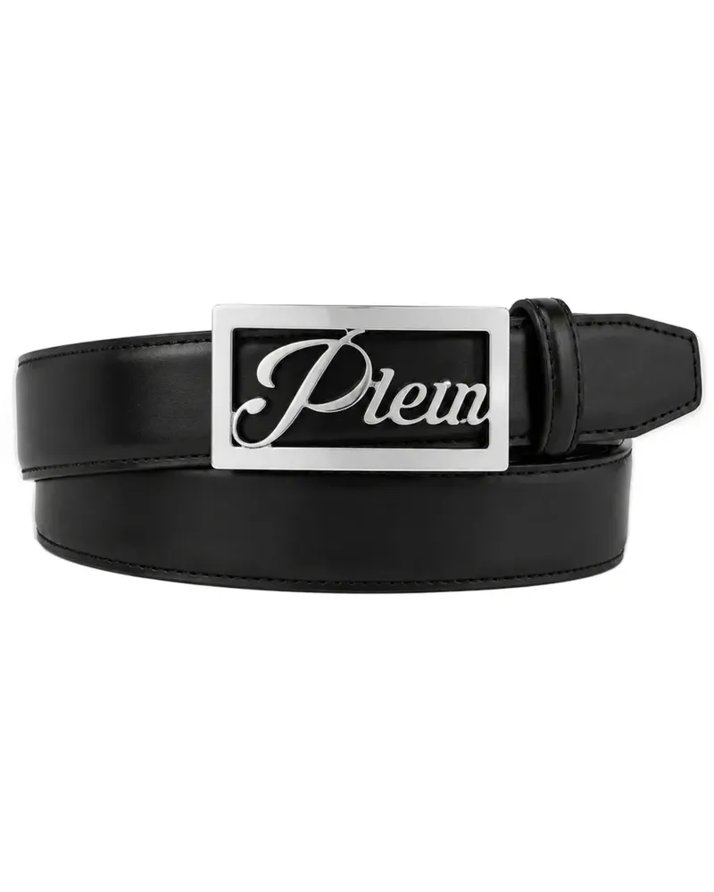 Philipp Plein Gürtel aus Saffiano-Leder - Schwarz Schwarz
