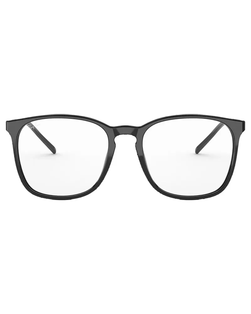 Ray Ban Brille mit breitem Gestell - Weiß Weiß