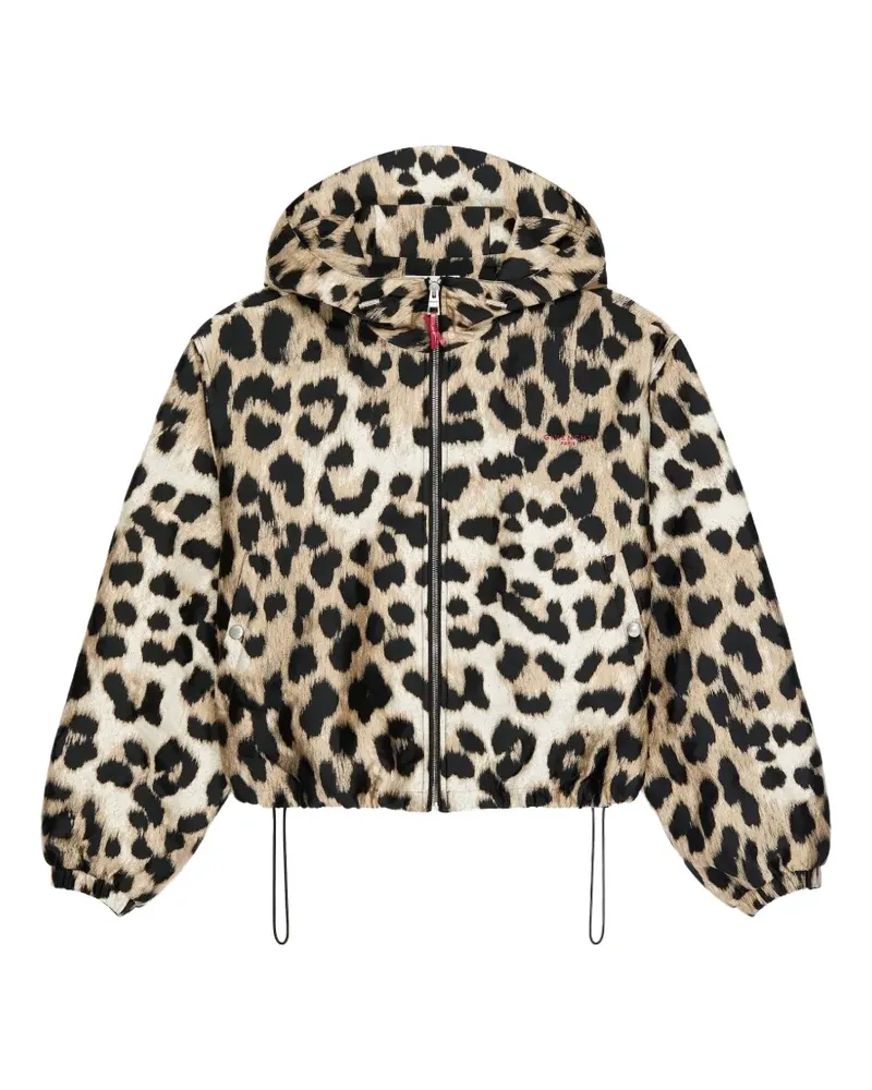 Givenchy Windbreaker aus Leopardenjacquard - Nude Nude