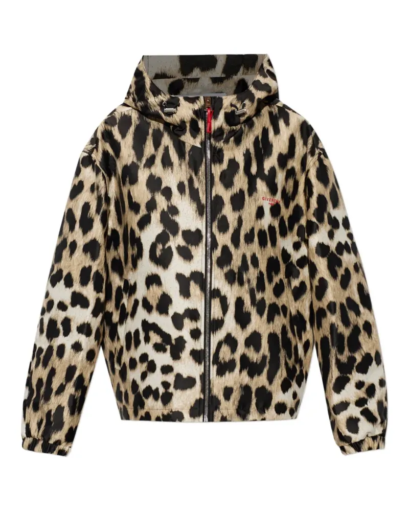 Givenchy leopard jacquard windbreaker - Nude Nude