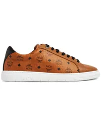 MCM Terrain Sneakers mit Monogramm Braun