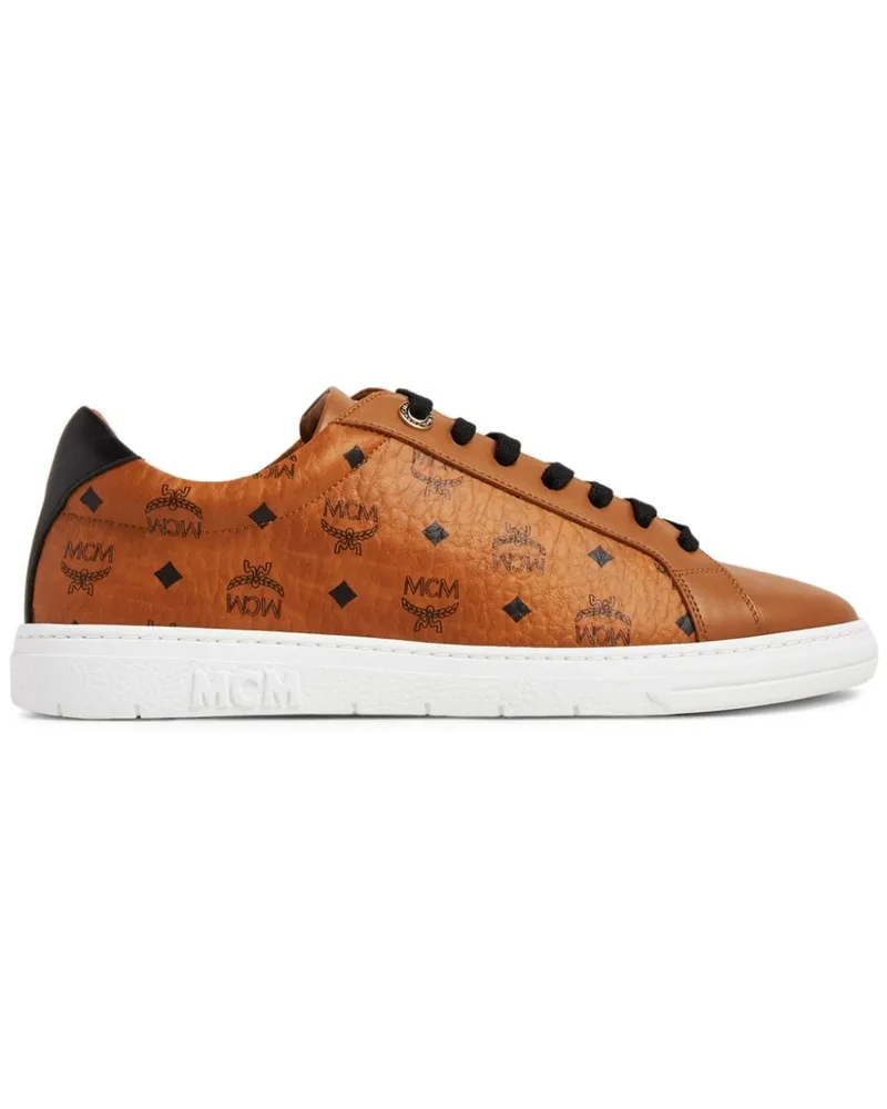 MCM Terrain Sneakers mit Monogramm Braun