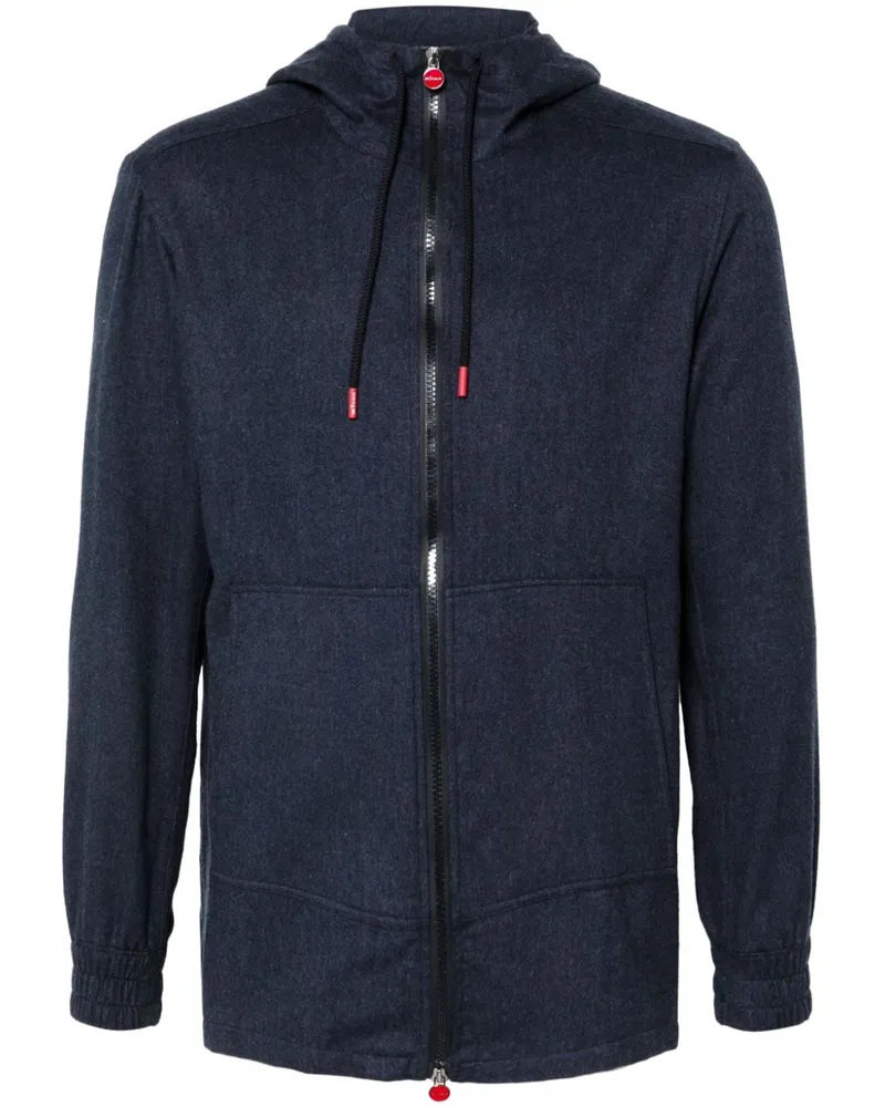 Kiton Jacke aus Baumwolle - Blau Blau