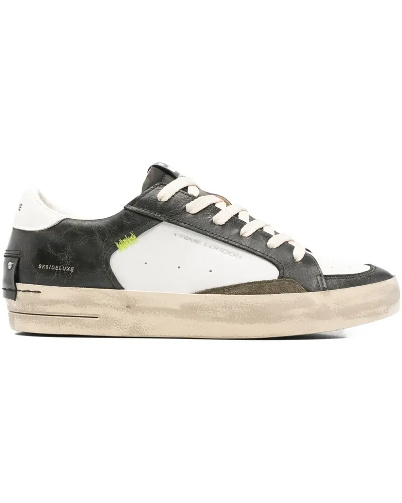 Crime Sneakers aus Leder - Weiß Weiß