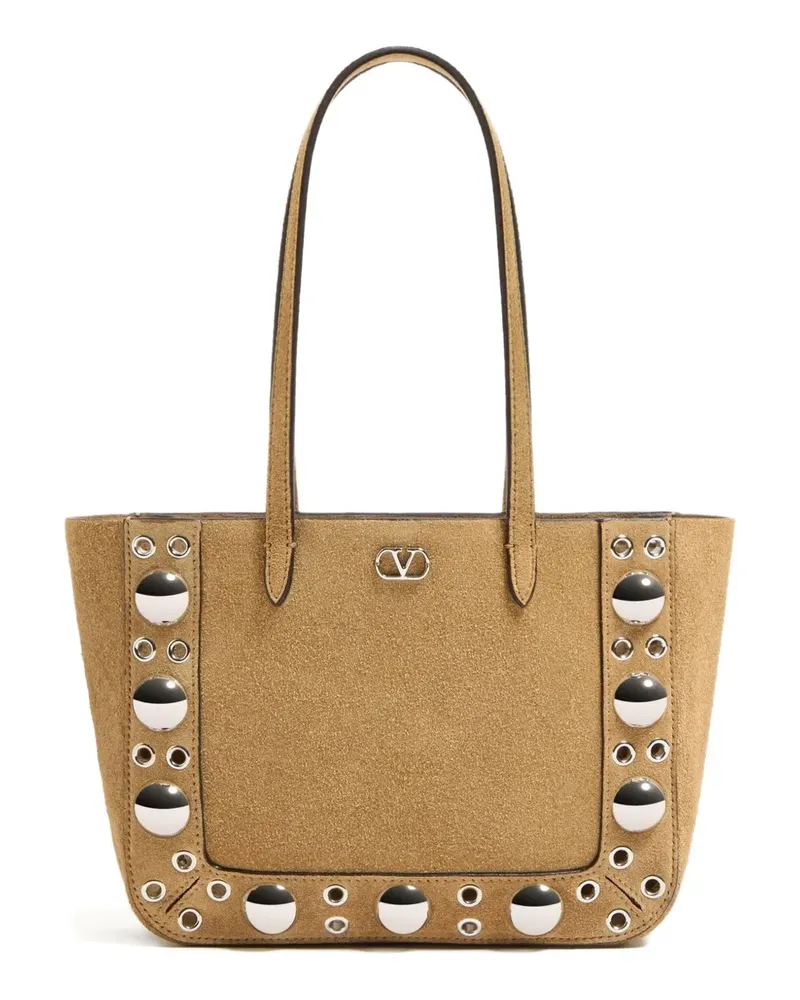 Valentino Garavani Mini Nelcôte Tote Bag - Nude Nude