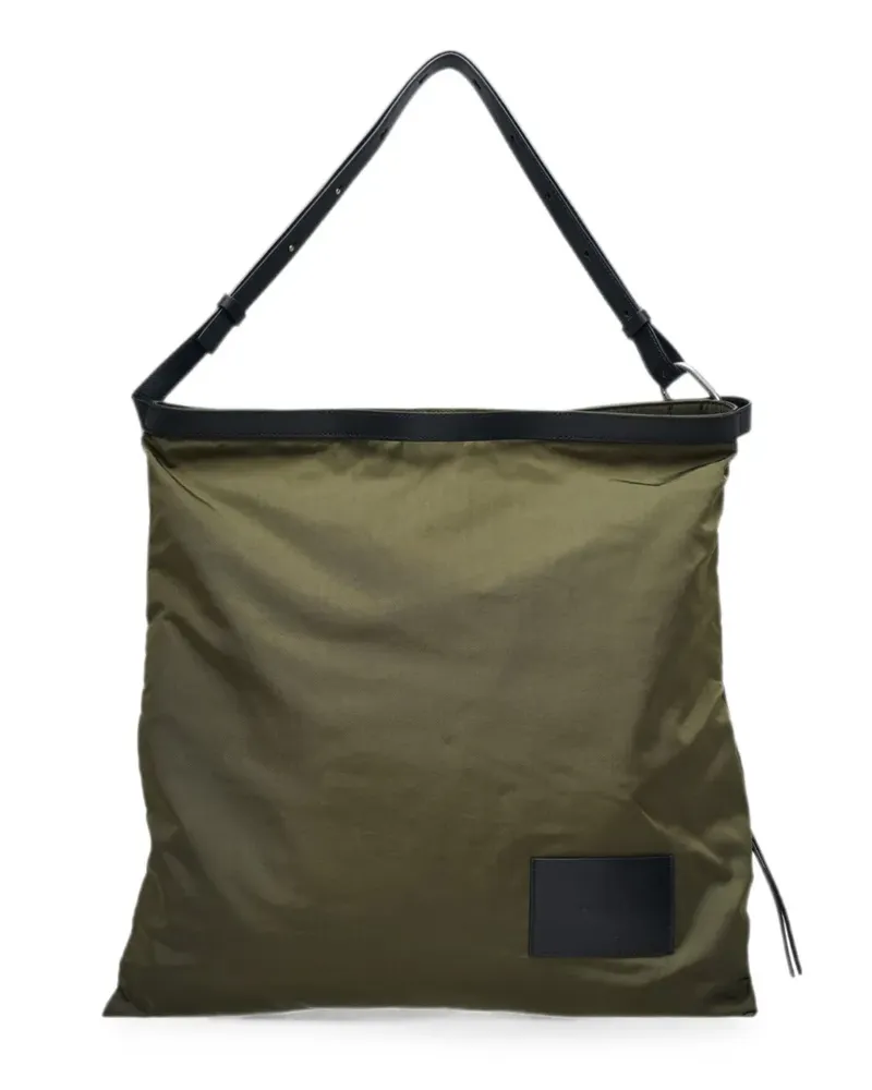 Jil Sander Mittelgroßer Soft Rolled Tote Bag - Grün Grün