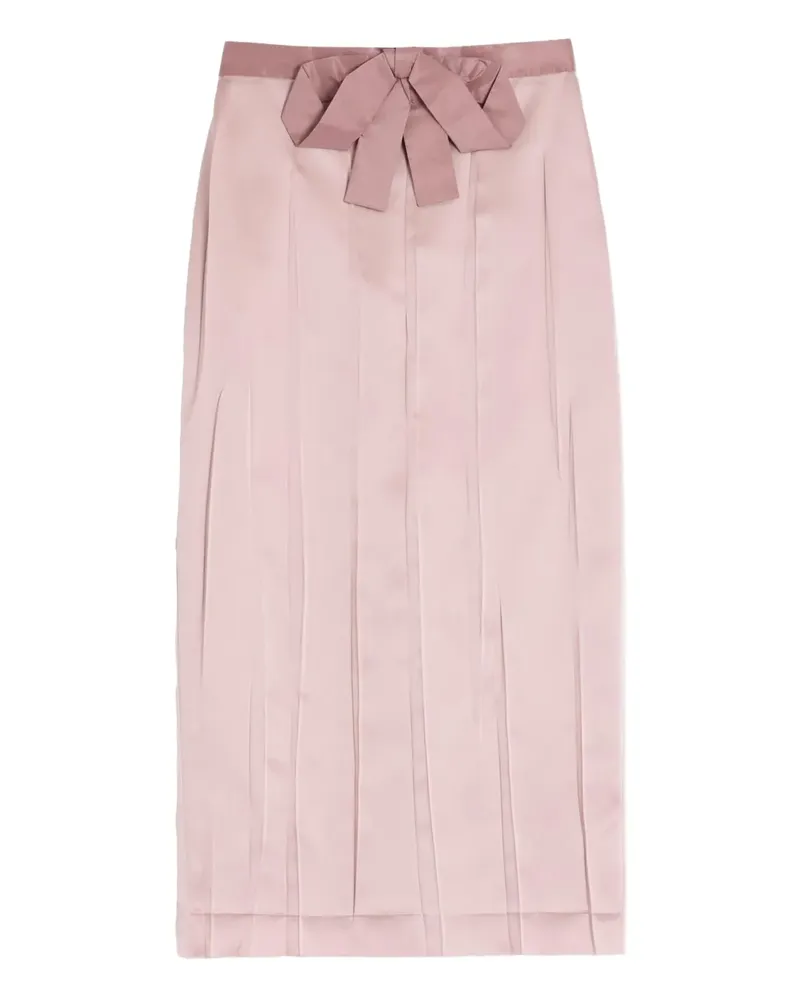 Valentino Garavani Midirock mit Schleife - Rosa Rosa