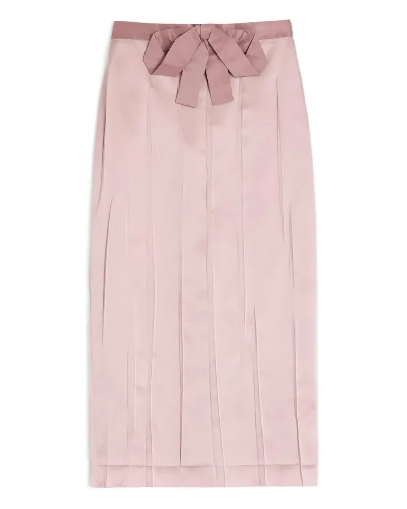 Valentino Garavani Midirock mit Schleife - Rosa Rosa