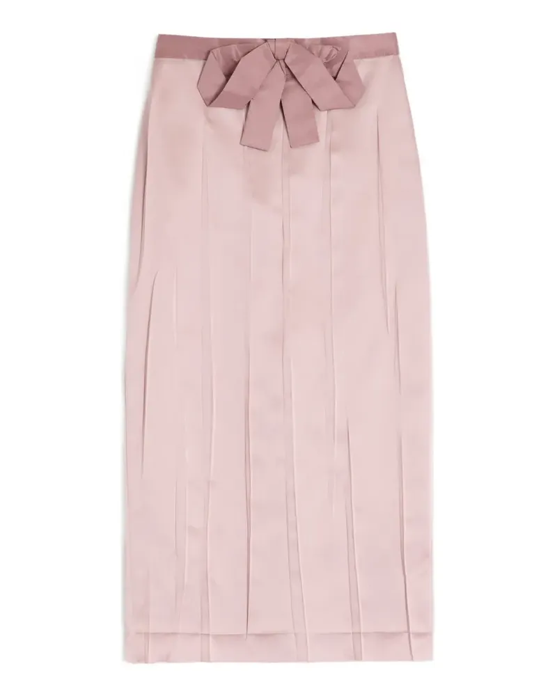 Valentino Garavani Midirock aus Satin - Rosa Rosa