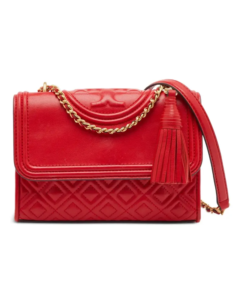 Tory Burch Gesteppte Fleming Umhängetasche - Rot Rot