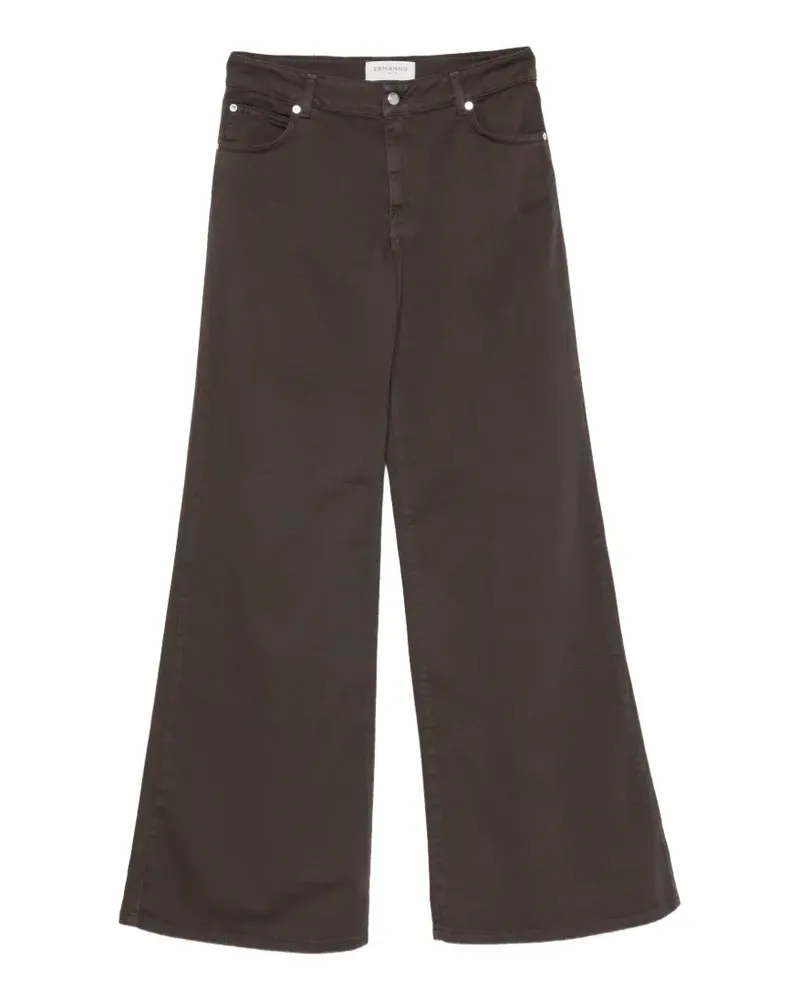 Ermanno Scervino Jeans mit weitem Bein - Braun Braun
