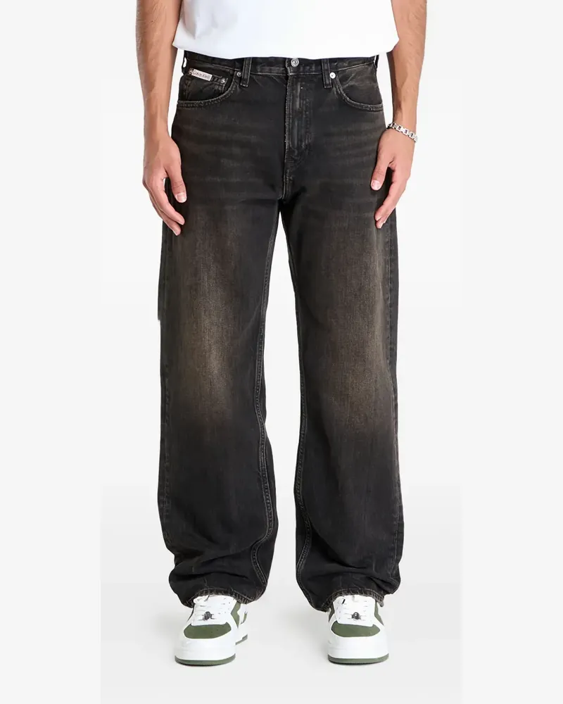 Calvin Klein 90's Jeans mit geradem Bein - Schwarz Schwarz