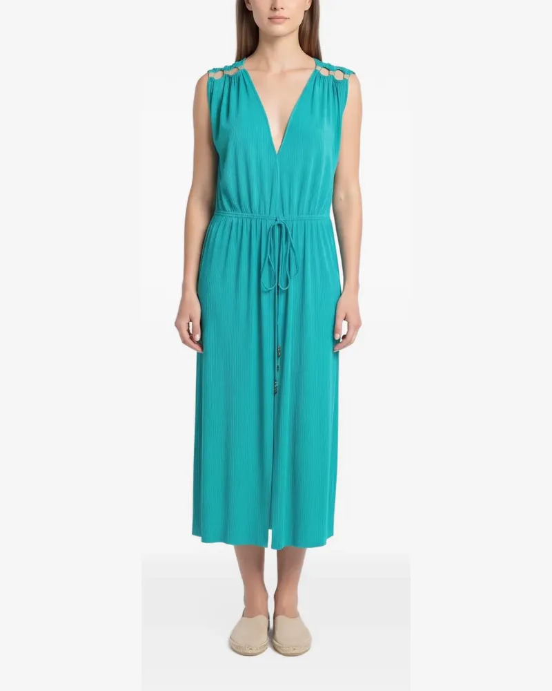 Diane von Furstenberg Plissiertes Midikleid - Blau Blau