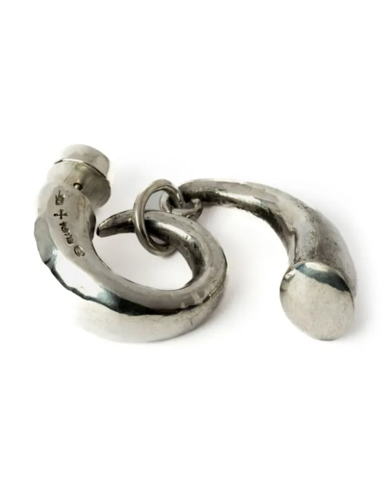 Parts Of Four Ohrring mit poliertem Hornanhänger - Silber Silber