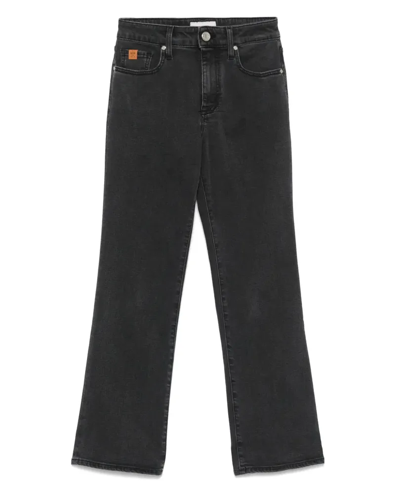Jacob Cohën Bootcut-Jeans - Schwarz Schwarz