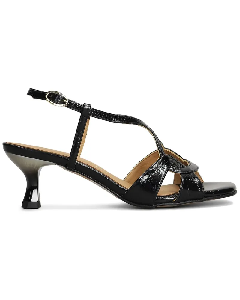 Pedro Miralles Sandalen aus Leder - Schwarz Schwarz